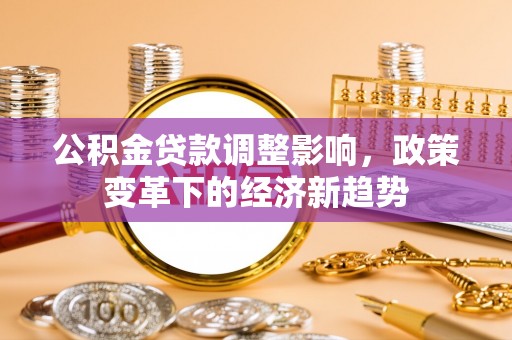 清河公积金贷款调整影响，政策变革下的经济新趋势