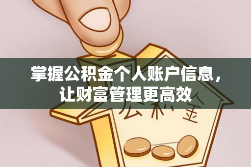 清河掌握公积金个人账户信息，让财富管理更高效